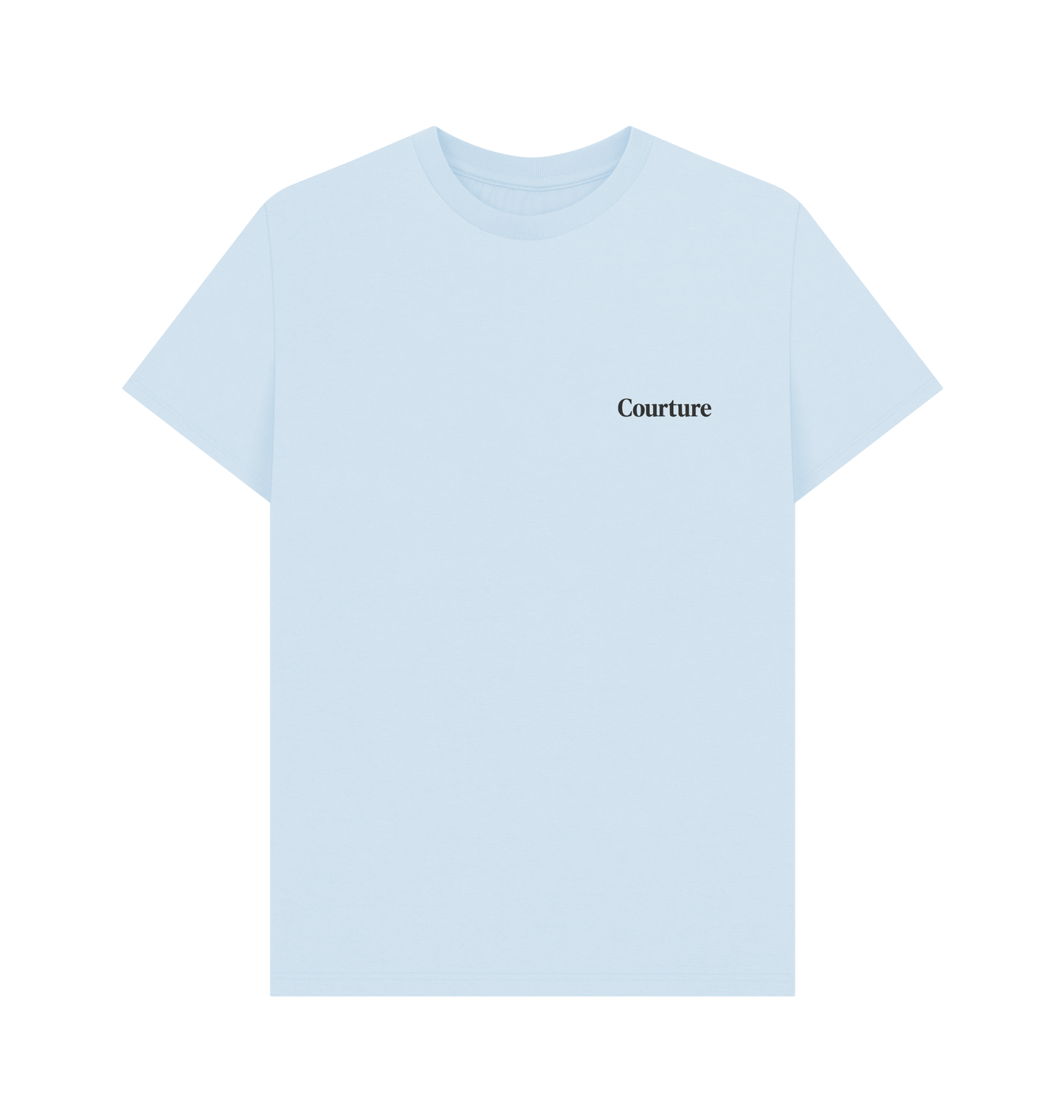 Sky Blue Printed T-shirt Front