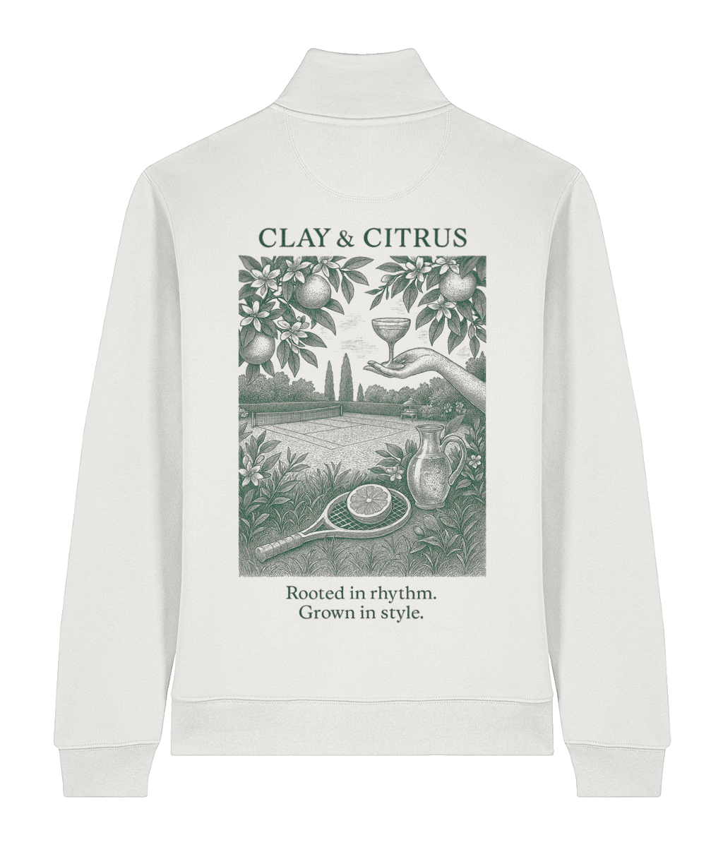Clay & Citrus Quarter-Zip Sweatshirt