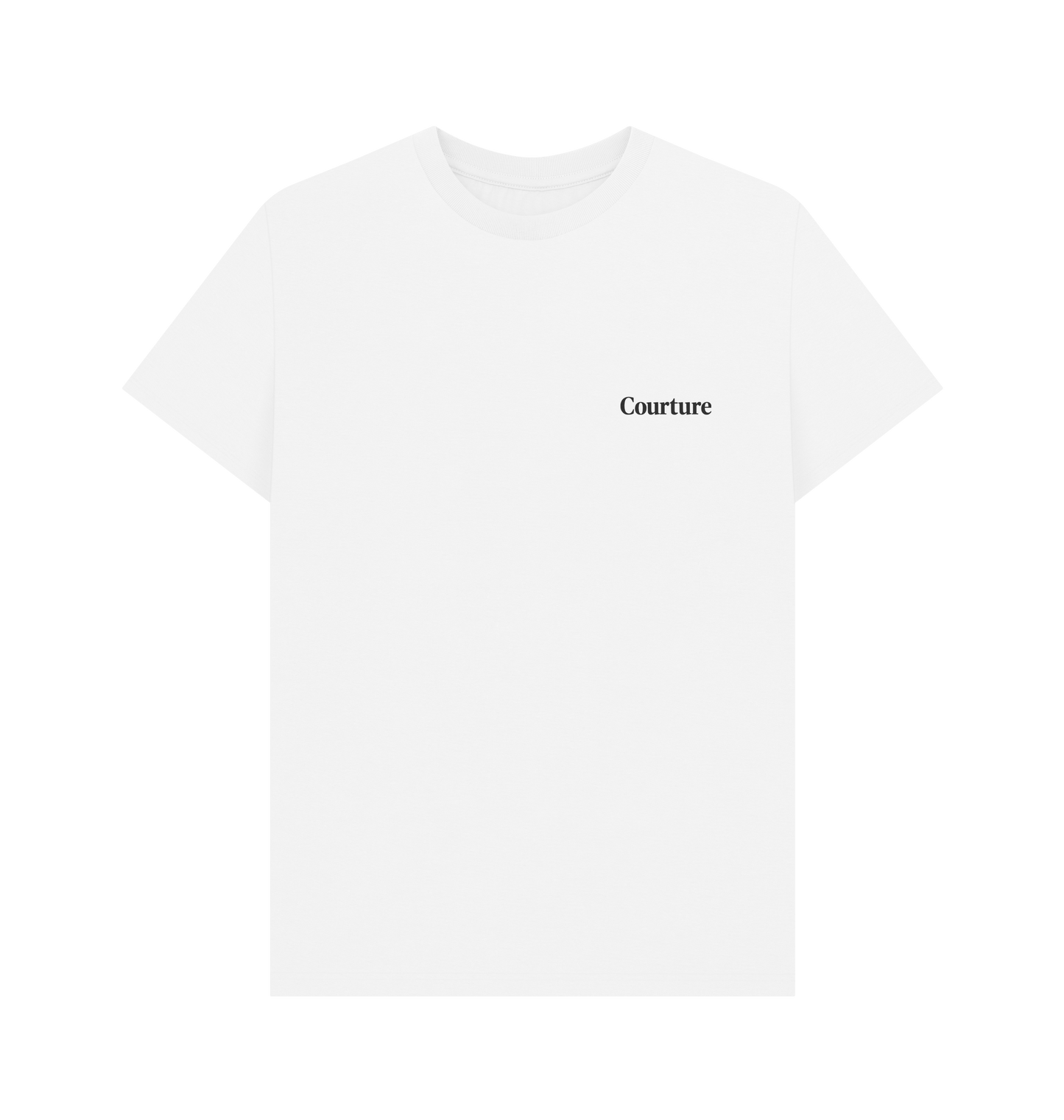 White Printed T-shirt Front