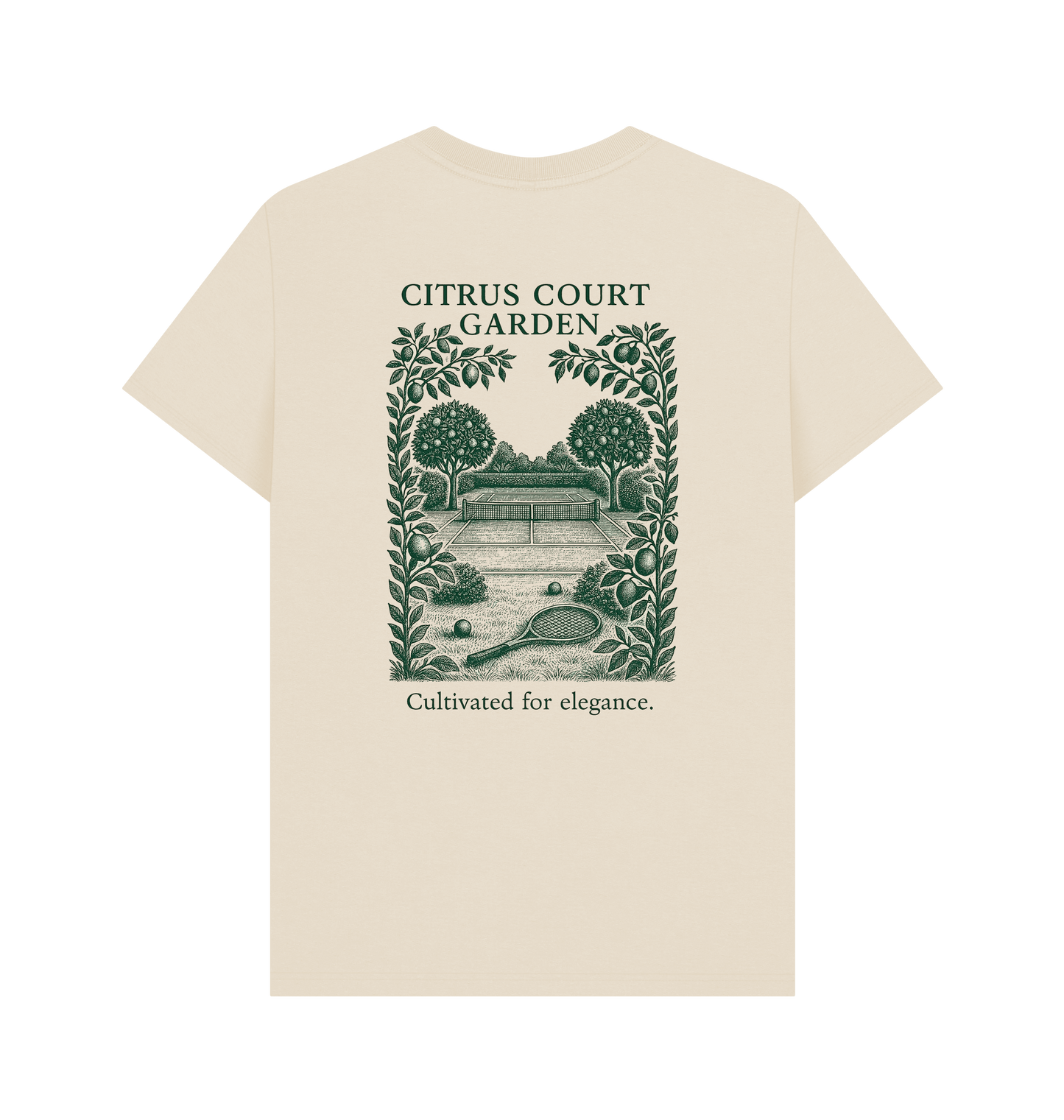 Oat Printed T-shirt Back