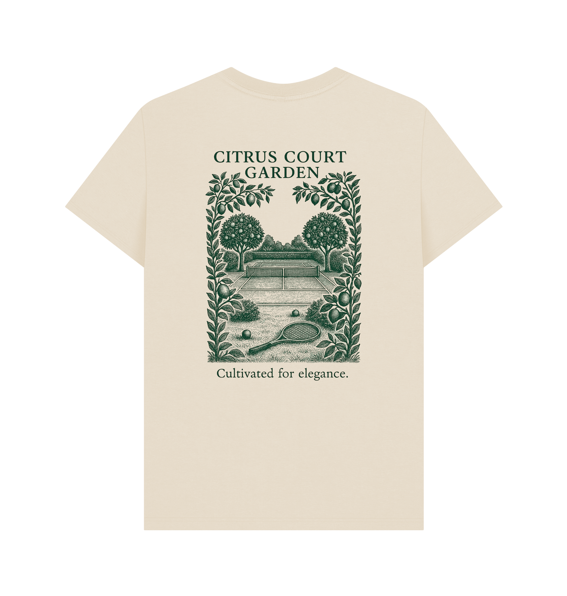 Oat Printed T-shirt Back