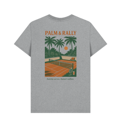 Athletic Grey Printed T-shirt Back