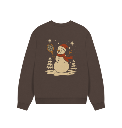 Chocolate Printed Sweater Back