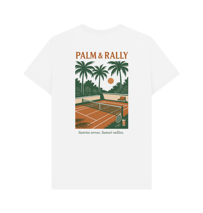 White Printed T-shirt Back