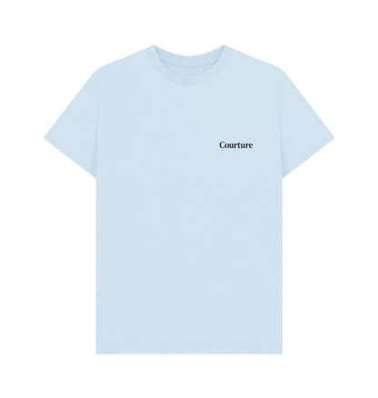 Sky Blue Printed T-shirt Front