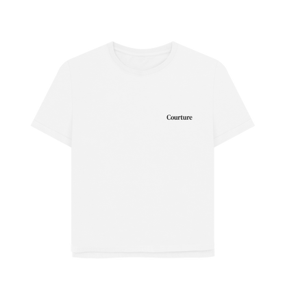 White Printed T-shirt Front