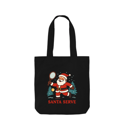 Black Printed Bag Front