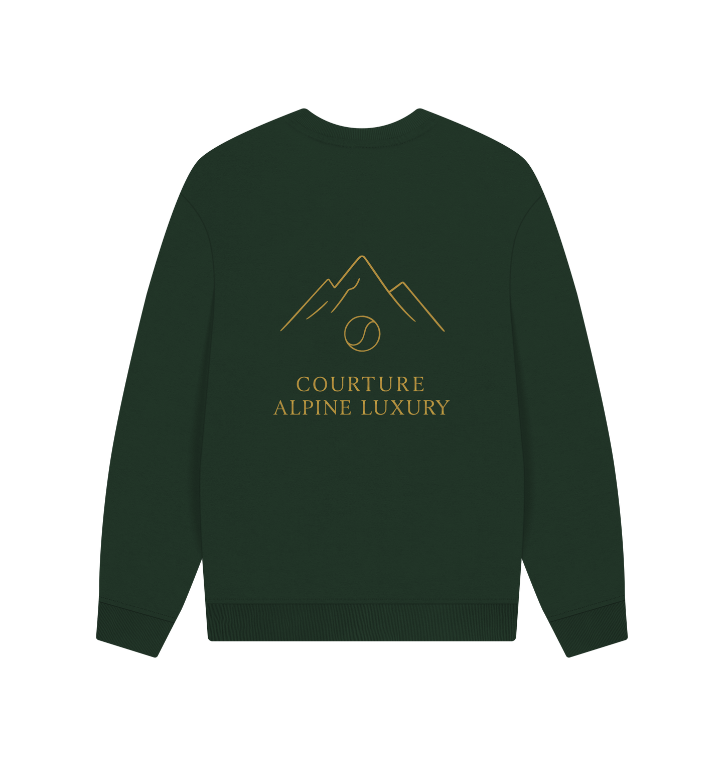 Evergreen Printed Sweater Back