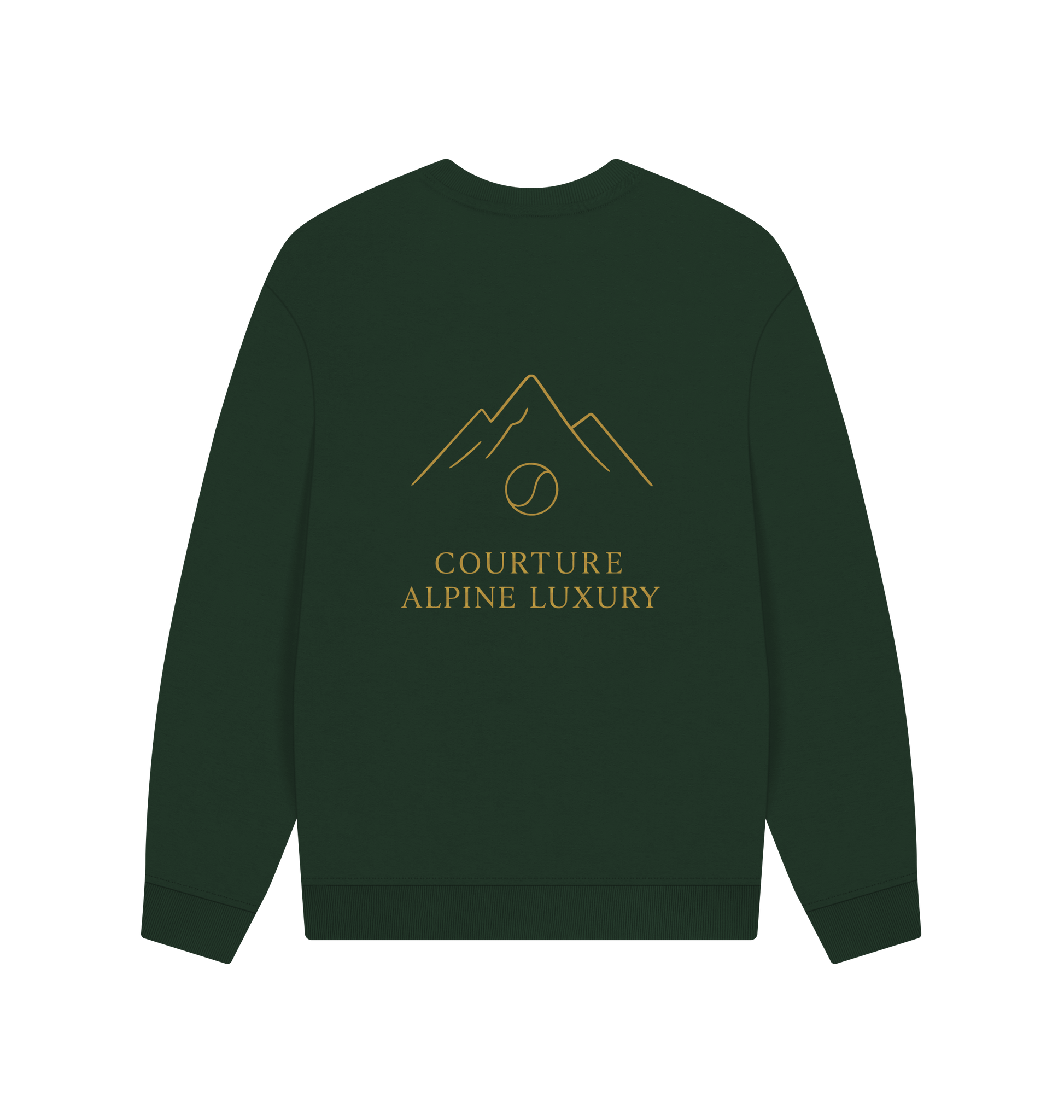 Evergreen Printed Sweater Back