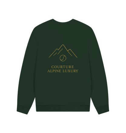 Evergreen Printed Sweater Back