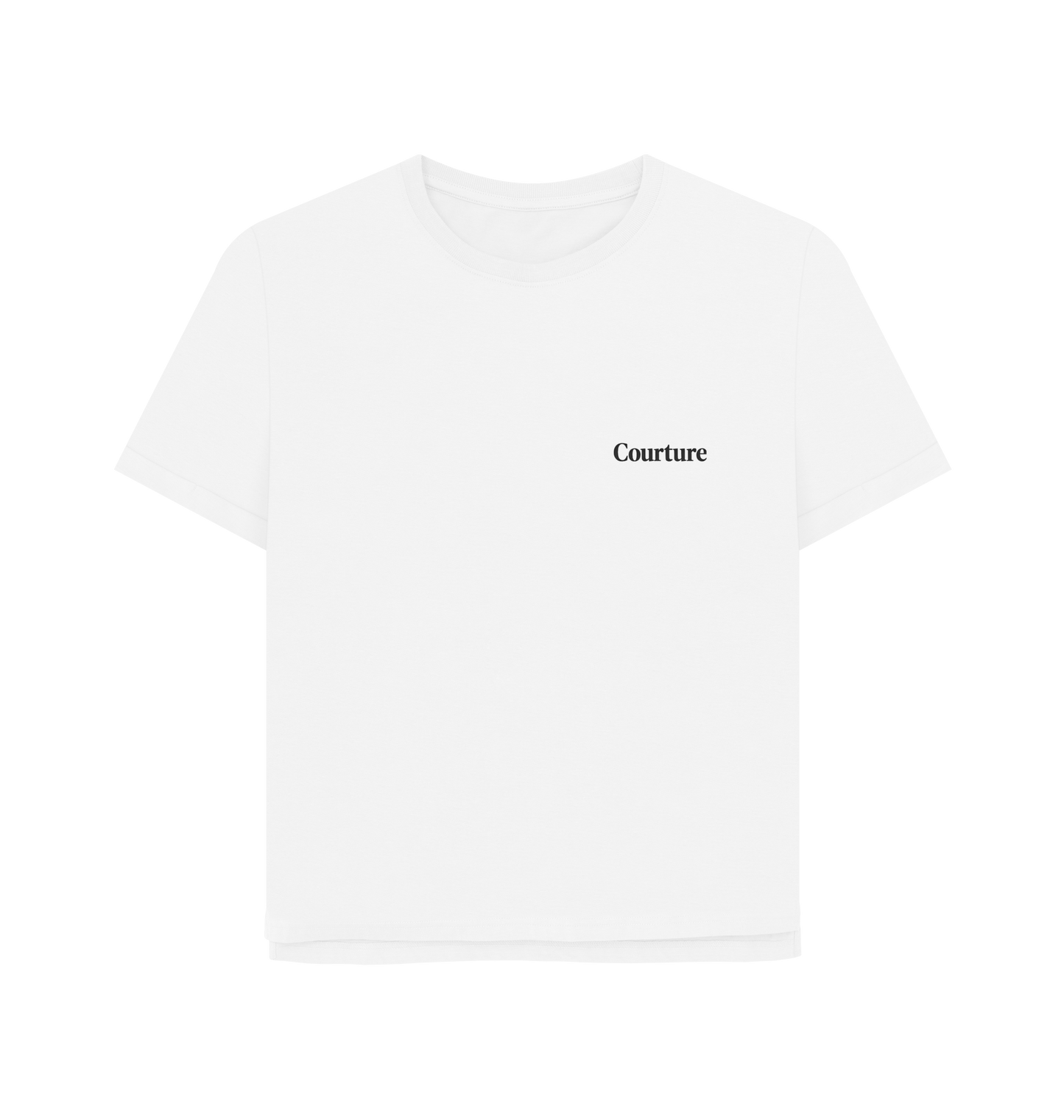 White Printed T-shirt Front