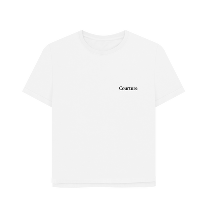 White Printed T-shirt Front