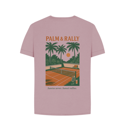 Mauve Printed T-shirt Back