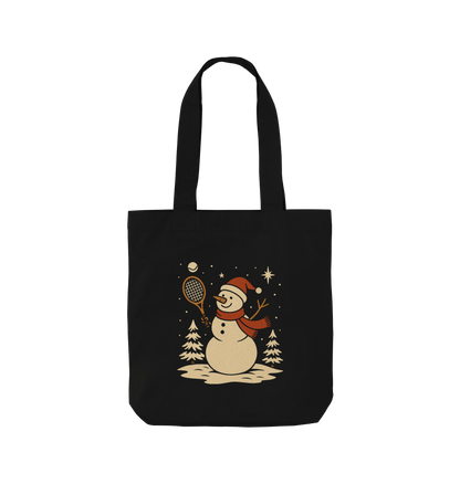 Black Printed Bag Front