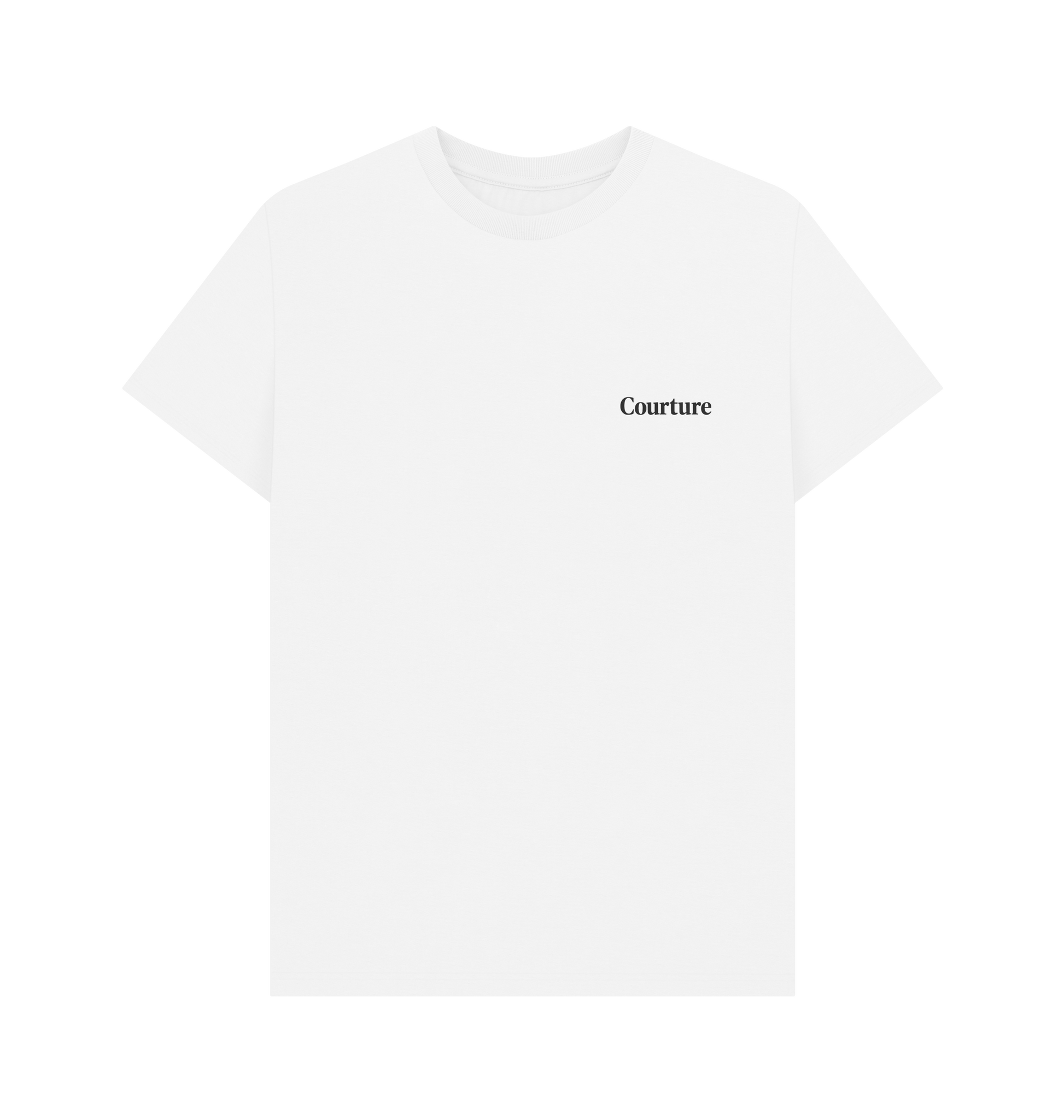 White Printed T-shirt Front