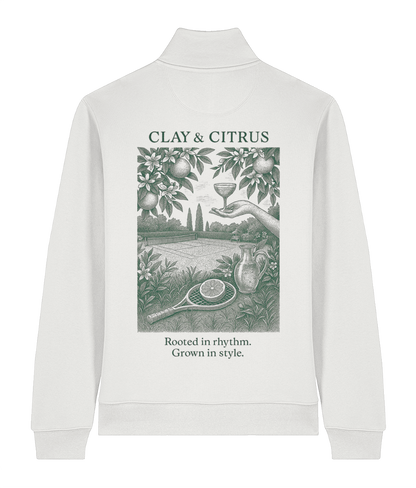 Clay & Citrus Quarter-Zip Sweatshirt