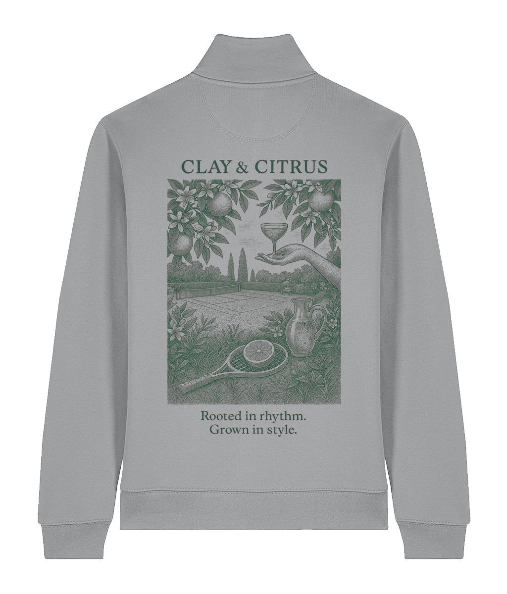 Clay & Citrus Quarter-Zip Sweatshirt