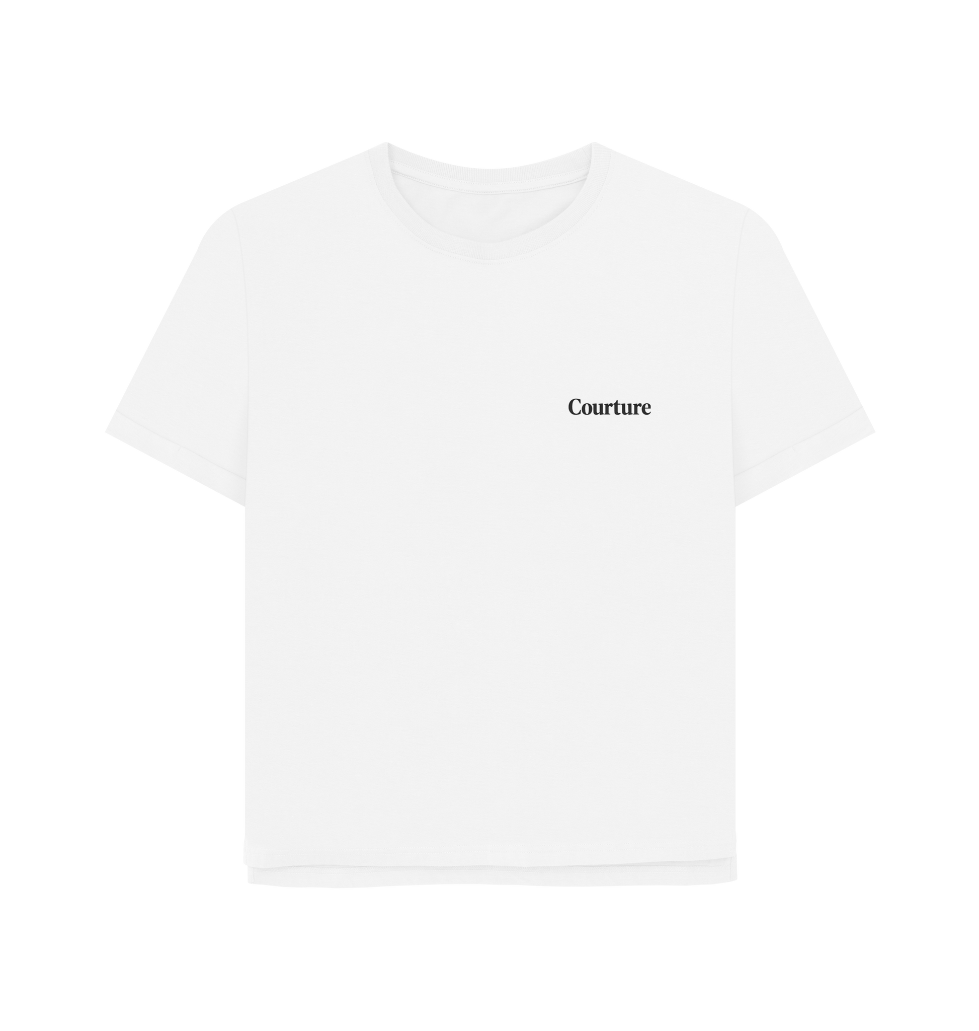 White Printed T-shirt Front