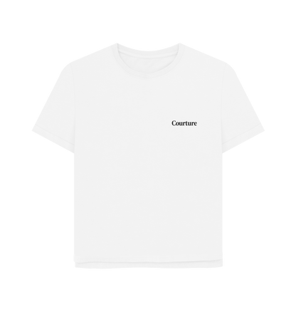 White Printed T-shirt Front