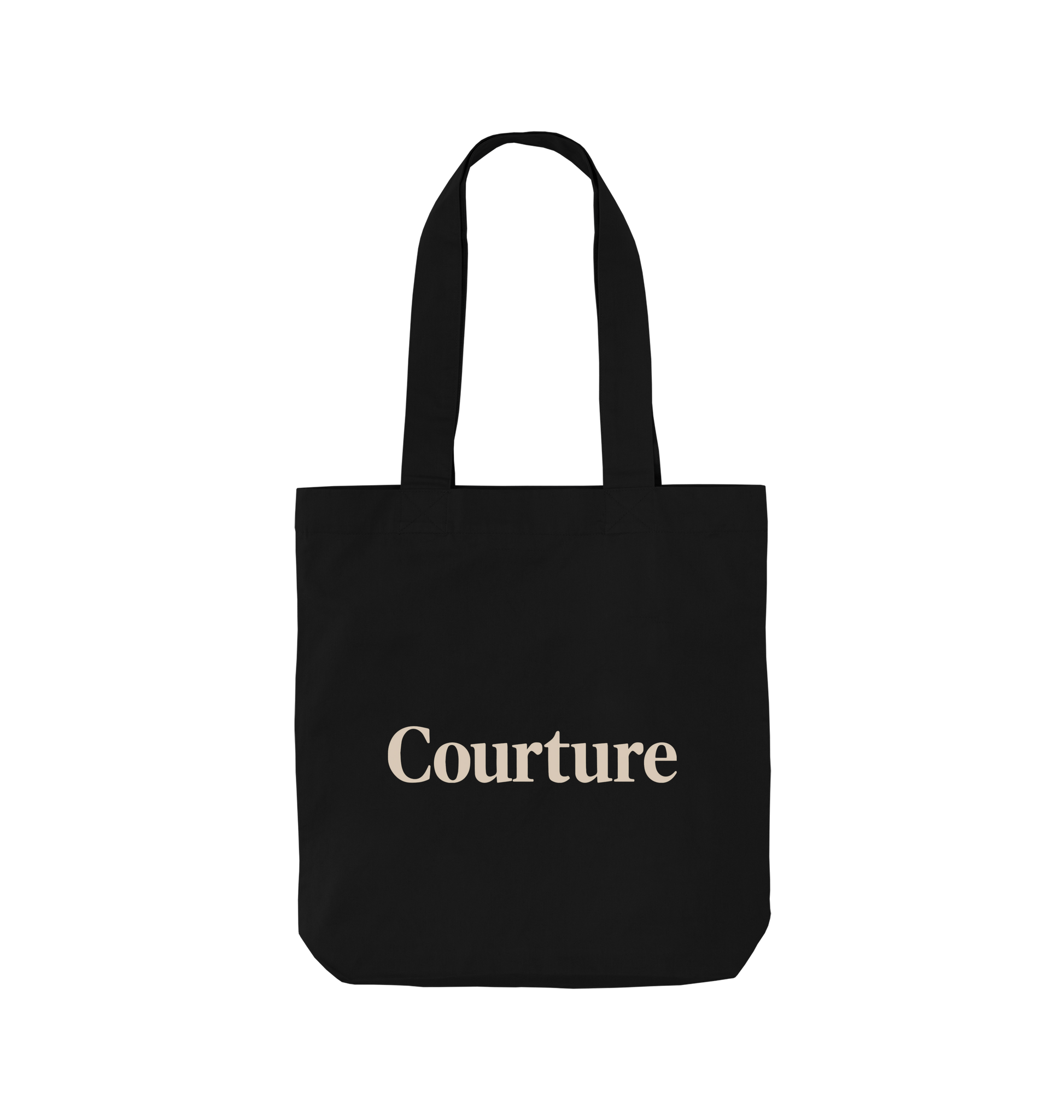 Black Printed Bag Back