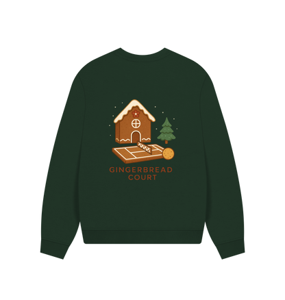 Evergreen Printed Sweater Back