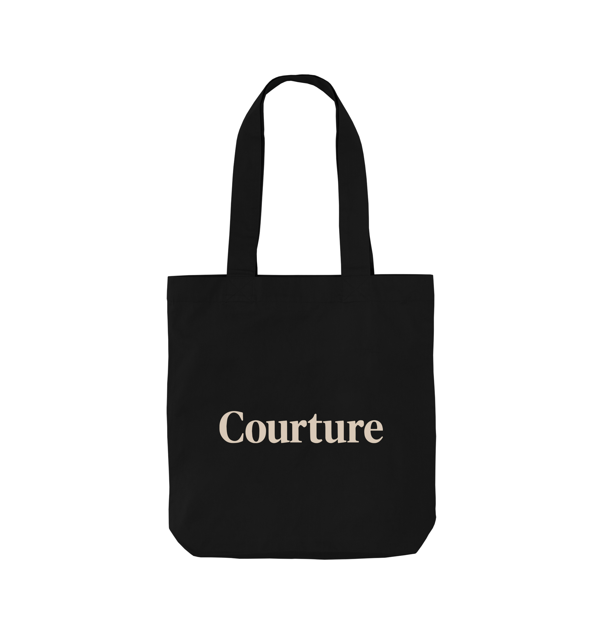 Black Printed Bag Back