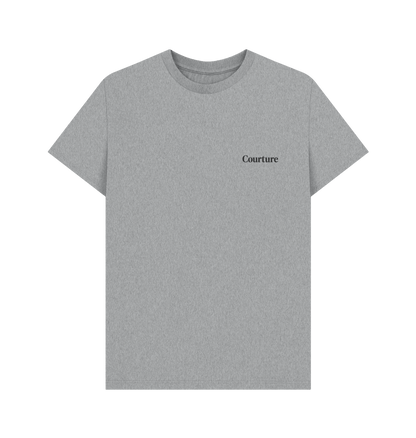 Athletic Grey Printed T-shirt Front