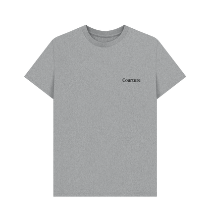 Athletic Grey Printed T-shirt Front