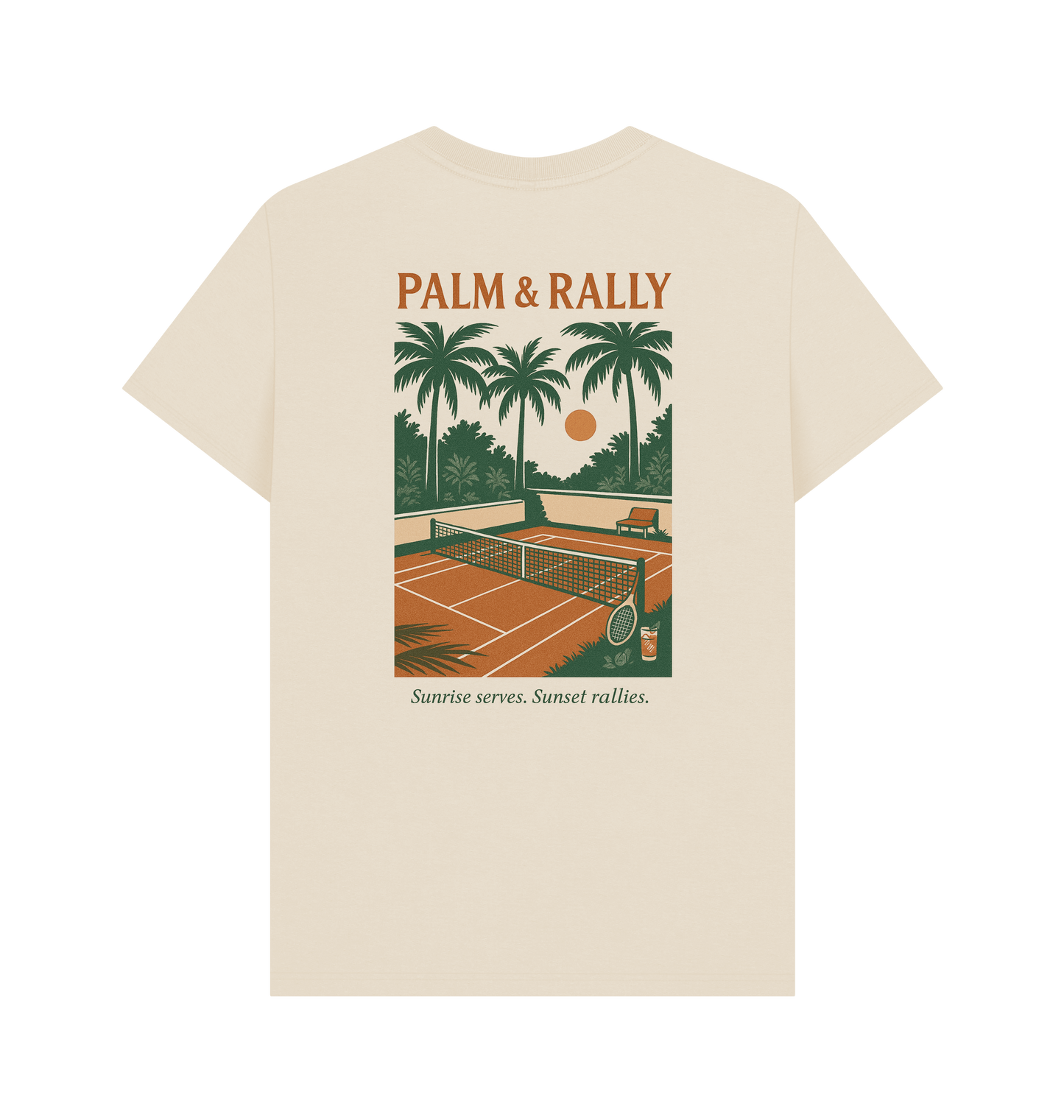 Oat Printed T-shirt Back