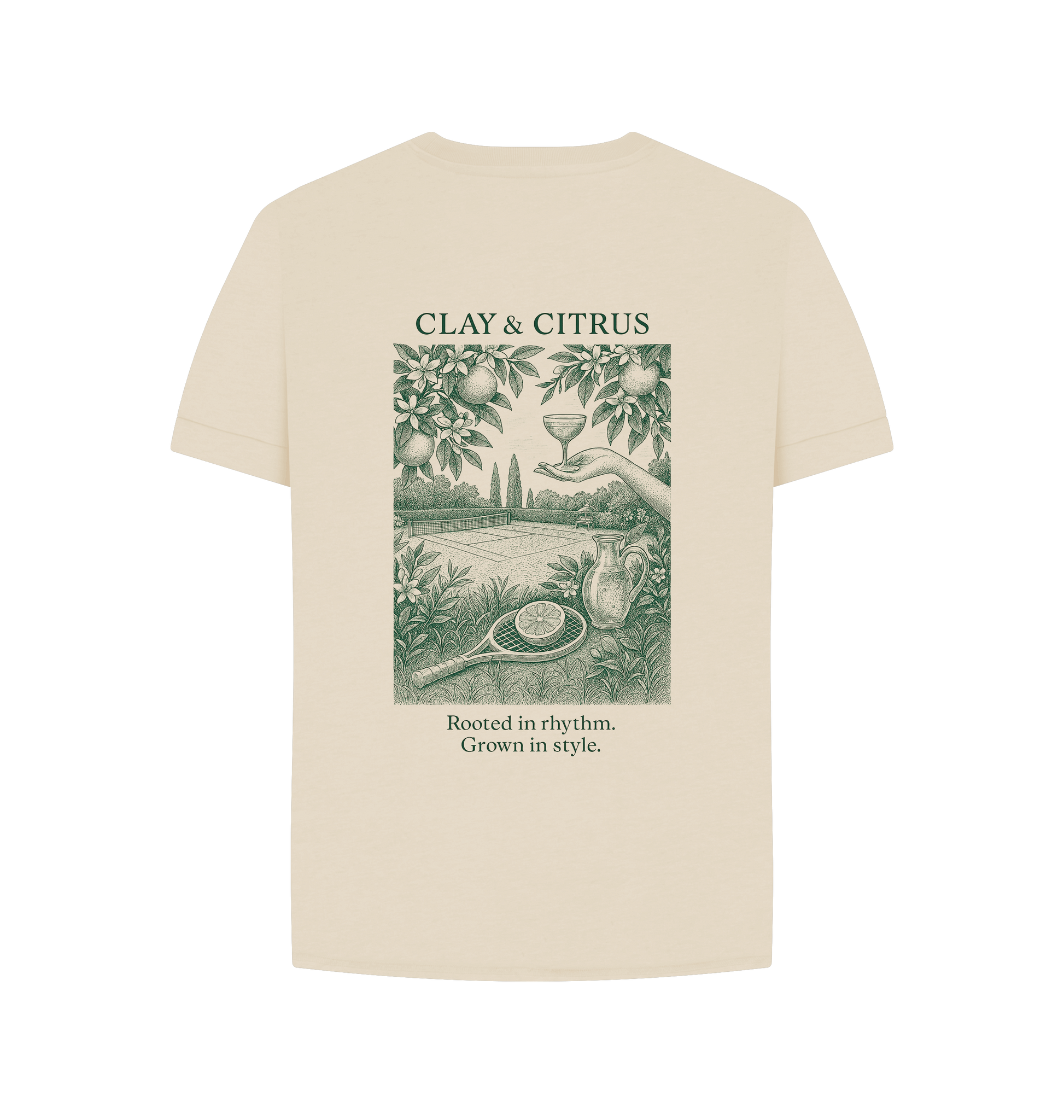 Oat Printed T-shirt Back