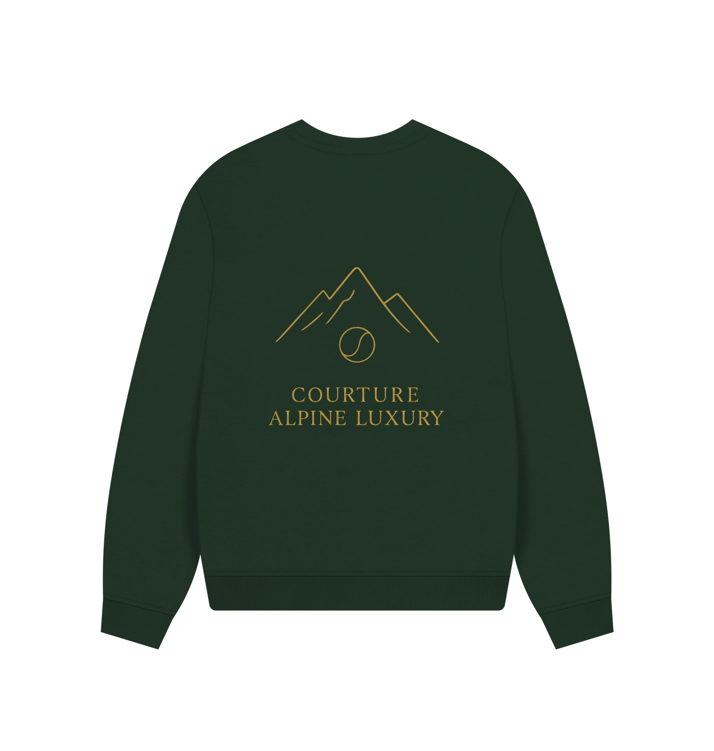 Evergreen Printed Sweater Back