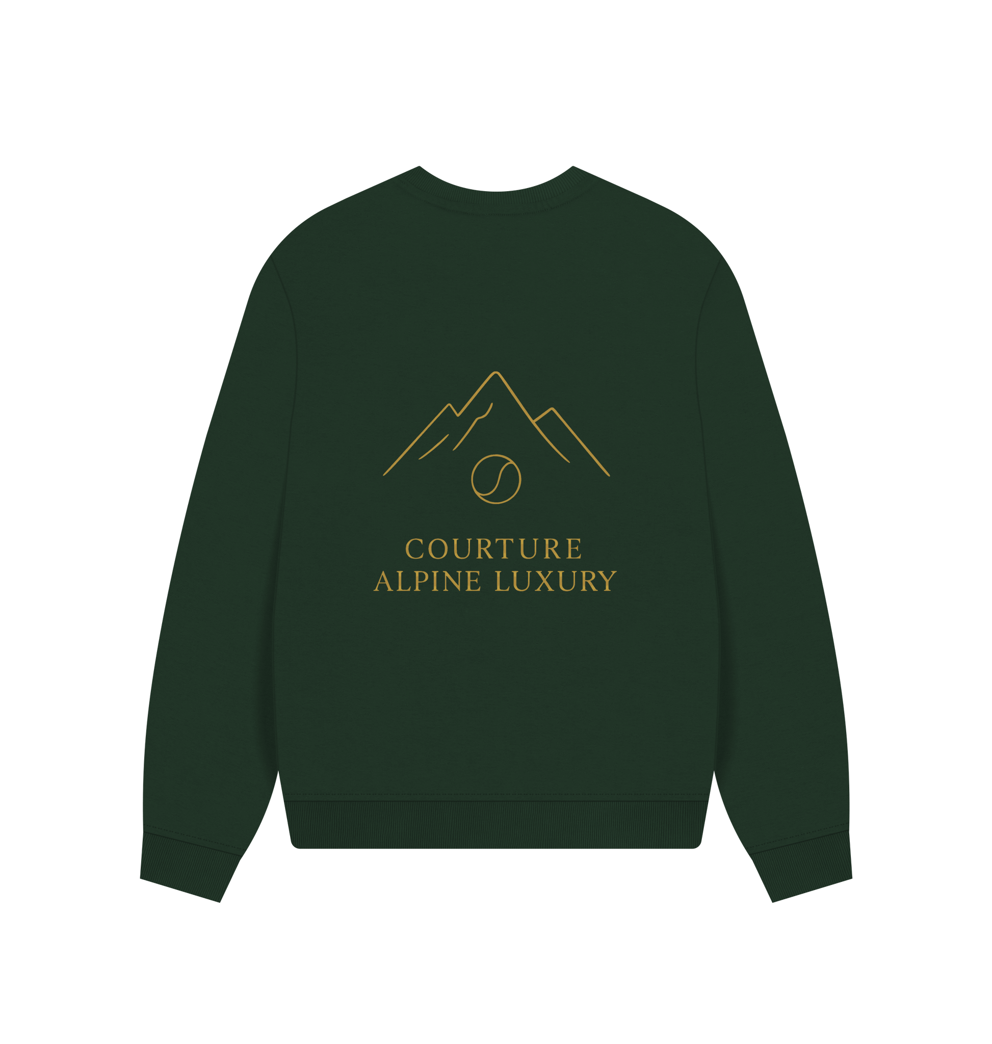 Evergreen Printed Sweater Back