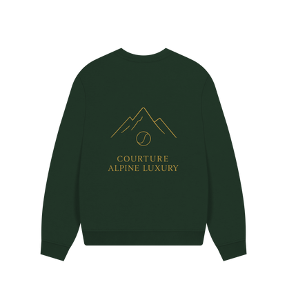 Evergreen Printed Sweater Back