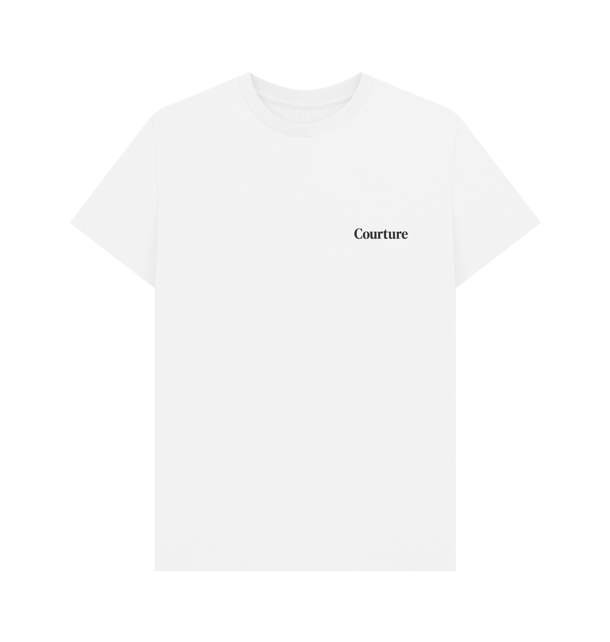 White Printed T-shirt Front