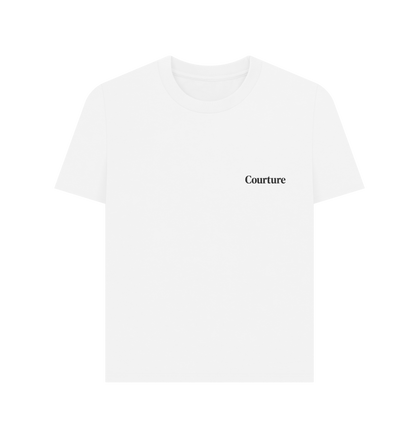 White Printed T-shirt Front