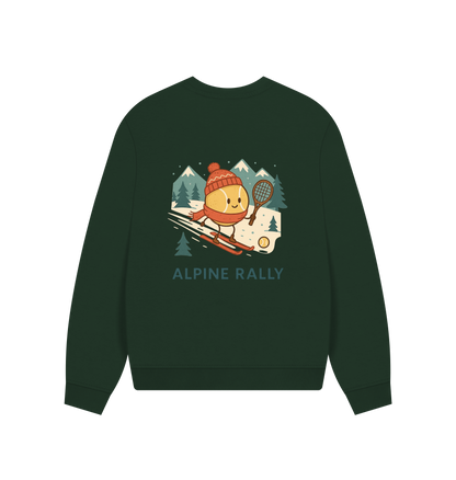 Evergreen Printed Sweater Back