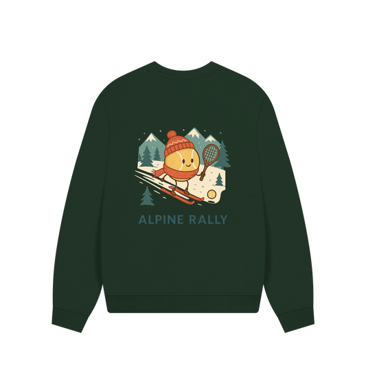 Evergreen Printed Sweater Back